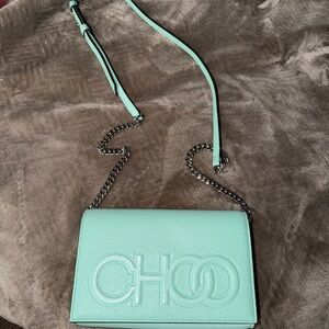 Jimmy Choo Light Green Crossbody Bag